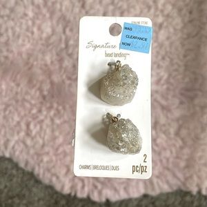 Crystal Charm set of 2